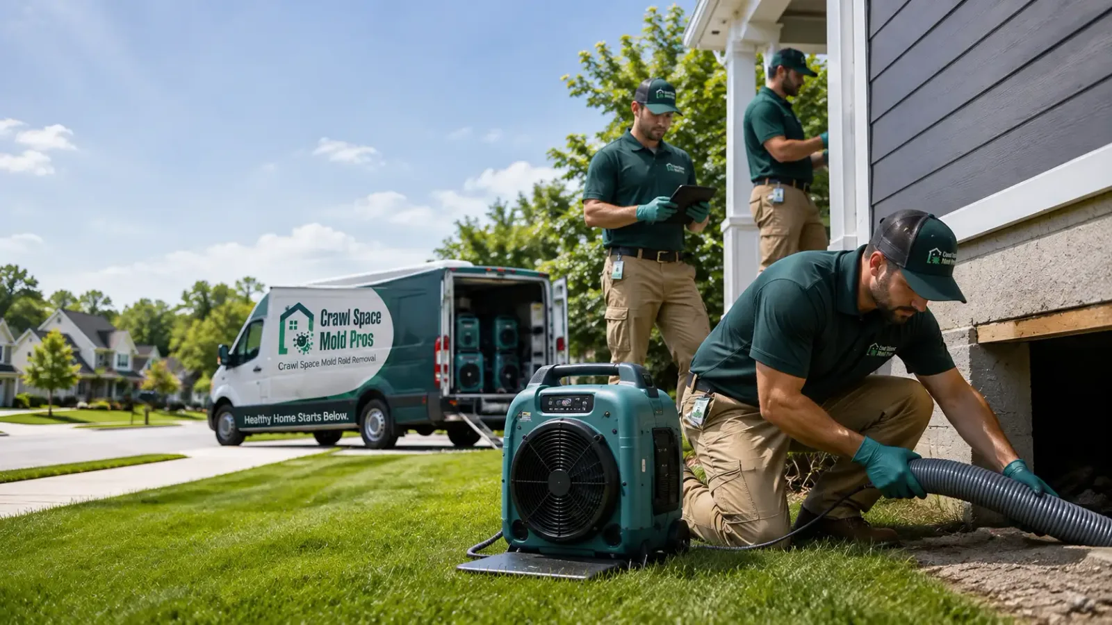 Crawl Space Mold Removal in Olsburg, KS